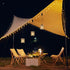 EcoGehen 2 Pack Bulb Battery Operated Pendant Light Outdoor Chandelier for Gazebo Hanging Lamp with LED Rattan Shade