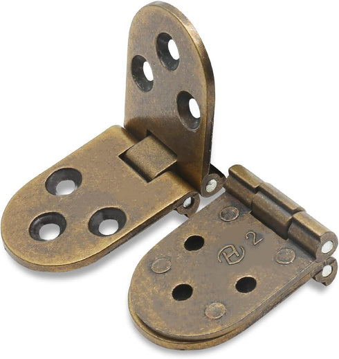 4PCS Bronze Butler Tray Hinge - Heavy Duty Folding Flip Top Hinge for Furniture Accessories