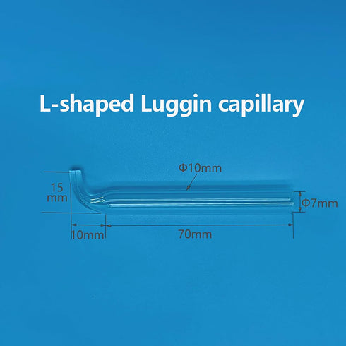 TBQATNTS 1PCS Porous Ceramic Sand Core Salt Bridge - Electrochemical Reference Electrode Accessory Tool,L Shaped Luggin