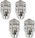 Yoohey 4PCS Toolbox Case Luggage Suitcase Hasps, Latches Buckle Lock Clasp