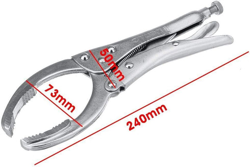 Alloy Steel Car Oil Filter Plier Remover Wrench Vice Locking Grip Vise Spanner Removal Repair Hand Tools Adjustable Hold Grip by dingchi