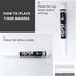 VILMA 12 Pack White Liquid Chalk Markers, Wet Erase Markers for Chalkboard Signs, Windows, and Blackboards