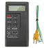 Digital K Type Thermometer, Portable Compact LCD Display Low Battery Indication Super Long Range for Industrial