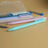 Cute Mechanical Pencils Set, 0.5mm Triangular, 6 Pencils with 4 Tubes Leads and 1 Eraser in Pastel Colors