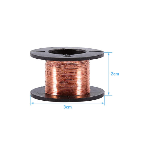 5 Rolls/Set 12m Enameled Copper Wire, 0.004" Diameter Repair Wire