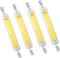 15W R7S LED Bulbs 4 Pack, 118mm 150W Halogen Equivalent, J-Type 120V Dimmable T3 R7s Base Double Ended Flood Light