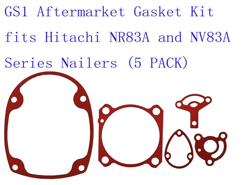 GS1 Aftermarket Gasket Kit fits Hitachi NR83A and NV83A Series Nailers (5 PACK)