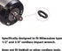 (8+8 Sets) 1/2 & 3/8" Impact Retaining Ring Clip with O-Ring for Milwaukee Electric Pneumatic Wrench