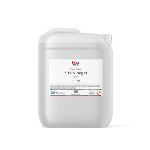 30% 1 Food Grade Vinegar - Non GMO, Kosher, Naturally Fermented, Distilled Size Quart