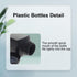 Heyiarbeit 2pcs 1000ml/34oz Plastic Lab Chemical Reagent Bottle Wide Mouth with Black Cap