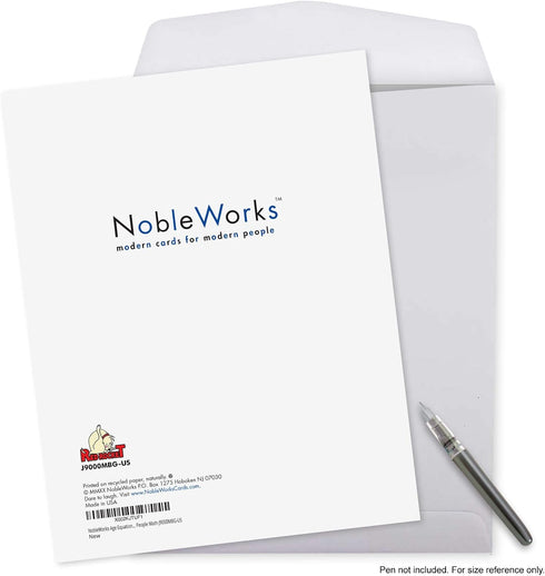 NobleWorks 70th Birthday Greeting Card - Jumbo (8.5 x 11 Inch) Fun Card for Milestone Birthdays