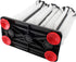 3 Commercial 10.2"x7.3"x3.7" Bonsicoky Long Brush Bar Glass Washer with Suction Base, Brush Cleaner Bristle Brush