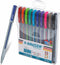 HAUSER YOLO Trendz Ballpoint Pens, 10 Pack, 1.0mm Colorful Pens for Note-Taking and School Supplies