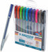 HAUSER YOLO Trendz Ballpoint Pens, 10 Pack, 1.0mm Colorful Pens for Note-Taking and School Supplies