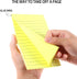 Outus 36 Pack Lined Sticky Notes, 4 x 6 Inch Colorful Pads, 1200 Sheets, Bright Ruled Self Sticky Pads for Office