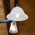HONITANO 7.28X7.28X3.93 Inch Glass Lamp Shade Pendant Light Cover Decorative Lampshade Holder Replacement for Bedroom