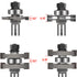 Set 1/2 Inch 7/32" 3/8" Pro Adjustable Tongue and Groove Router Bit Shank, T Shape Wood Milling Router Bit for Match