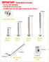 ALLWIN 28 Set M6x20/40/60/80mm M6x12mm Crib Screws Bolts Hardware Replacement Kit, Hex Bolts & Barrel Nuts with Wrench