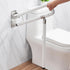 D-GROEE 24.4 Inch Foldable Toilet Grab Bar, Wall-Mounted Bathroom Safety Rail with Anti-Slip