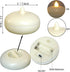 Waterproof Flameless Floating Candle, Battery Operated LED Light with Timer, Warm White Tealight for Home Decor