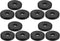 ARTIBETTER 12pcs Round Industrial Caster Pads PVC Noise-reducing Furniture Floor Protectors Non-Slip