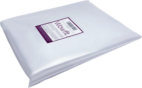 Wowfit 30 CT Clear Plastic Flat Open Poly Bags, 18x24 inches, Great for Food Storage and Packaging