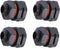 ZhangyiHot 4Pcs Dustproof Waterproof IP68 Breather Screw Air Vent M12x1.5 Pressure Reducing Valve,
