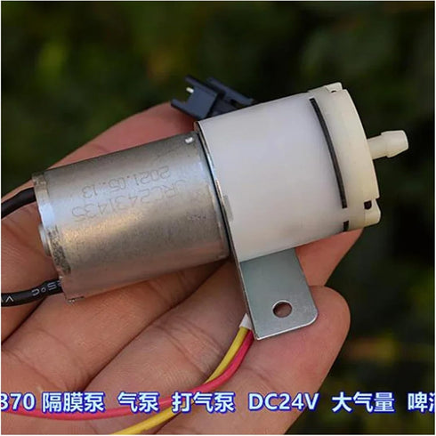 PGMTDEFXJO 24V 370 DC Large Flow electronic starter Air Pump Vacuum Diaphragm Pump Negative Pressure Suction Breast
