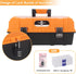 16.5-Inch 3-Layer Toolbox WEWLINE Tool Box Organizer Multiplication Plastic Storage with Portable Handle Perfect