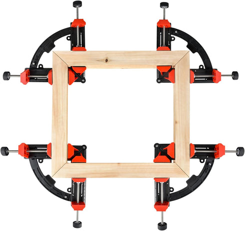 Adjustable Corner Clamp for Woodworking, Multi Angle Right Angle Clamps Set for Cabinets, Framing, and Bookshelves