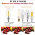 LiteHistory E12 LED Bulb 6W Equivalent, 60W Neutral White 4000K, Dimmable T6 T25 for Chandeliers, Ceiling Fans, 6 Pack