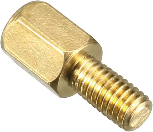 uxcell M3x6mm Male-Female Brass Hex PCB Motherboard Spacer Standoff, 50pcs for FPV Drone