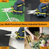 8 Inch Heavy Duty Scissors, Multifunction Shears for Cutting Cable Wires and Cardboard, Straight Snips