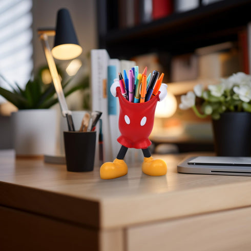 Cute Pen Pencil Holder for Desk, Small Desktop Marker Organizer and Storage for Desk-Pen Pencil Cup