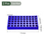 YOKIVE 2Pcs Tube Rack, Polypropylene Test Tube Rack Holder | Great for 1.5ml, 2ml Lab Test Tube(Blue, 50-Sockets)