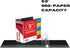 Performore 3 Ring Binder, Professional D Ring Binder 5 Inch, Presentation Folder for 8.5 x 11 Pages (2 Pack)