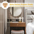yeeplant 12Pcs Decorative Furniture Pull Handles With Screws For Dressers, Cabinets, Bedside Tables, Boho Rattan