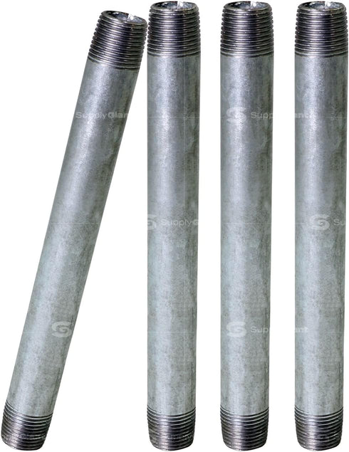 OQHM2011 Nipple Pipe, 2" x 11", Galvanized Material
