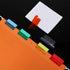 Jovitec 120 Hanging File Folder Tabs and 120 Back to School Inserts for Quick Organizing and Identification