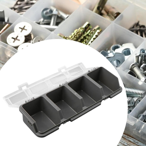Fxzqgnh Screw Organizer Storage Container Container Suitcase Drinkable Garage with Lid Hardware Storage Box for Nuts