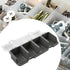 Fxzqgnh Screw Organizer Storage Container Container Suitcase Drinkable Garage with Lid Hardware Storage Box for Nuts