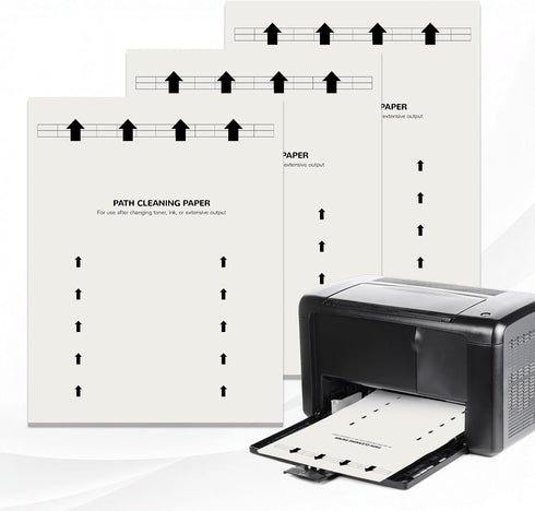 kiecpoy 15-Pack, 8.5 11 Inches Printer Cleaning Sheets x Thickened Design printer cleaning kit for Laser & Inkjet