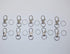JL Missouri Parts & Misc. 10 1 1/4" 1/2" Snap Hooks Lanyard Keychain Clips with Split Rings, Spring Loaded Lobster