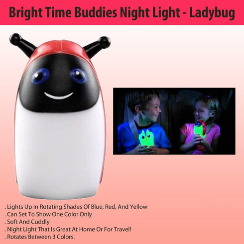 Bright Time Buddies Ladybug Night Light