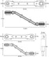 HVAC Service Wrench Set, Refrigeration Wrench Tool with 2 Hex Bit Adapter Kit UIInosoo for Air Conditioner