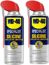 WD-40 Specialist Silicone Lubricant with Smart Straw Sprays 2 Ways, Twin-Pack, 11