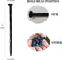 50-Pack Spiral Nylon Landscape Anchoring Spikes,8 Inch Garden Landscape Spikes for Weed Barrier, Artificial Turf Black by Asoleo