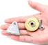 Chiloskit 1.5" Bearing Wheel Wire Rope Pulley Block with Triangular Bracket, 300LB Capacity