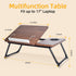 Adjustable Wooden Lap Desks for Bed, Desk with Built-in Cup Holder