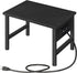 HOOBRO Printer Stand for Desk, Desktop Printer Stand with Charging Station, Small